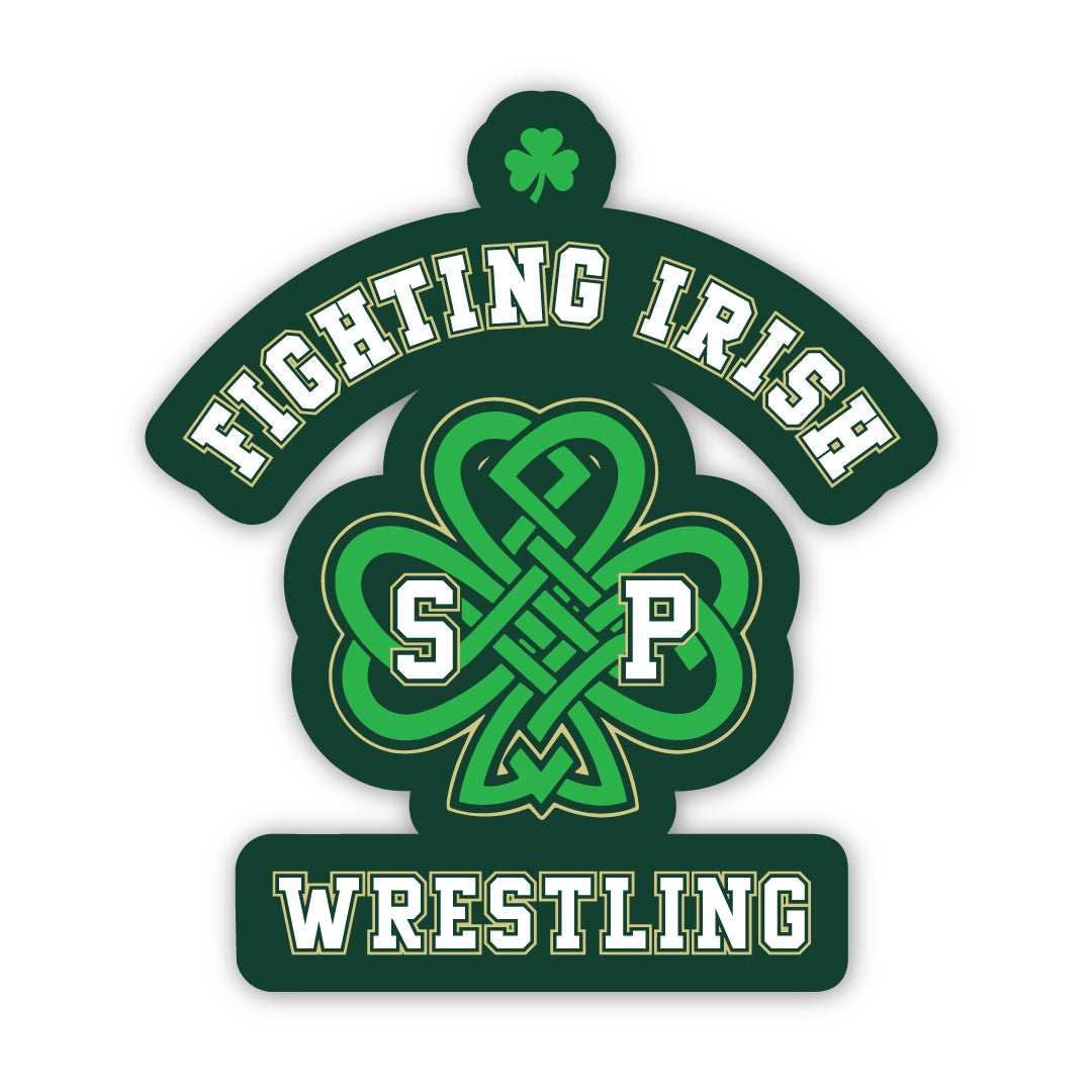 St. Pats Wrestling 5" Vinyl Sticker