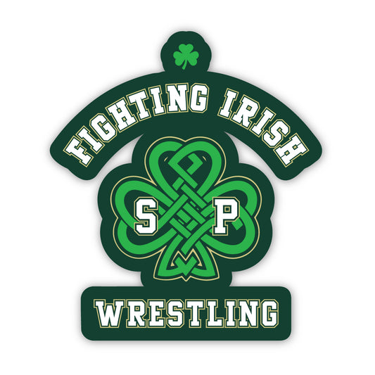 St. Pats Wrestling 5" Vinyl Sticker