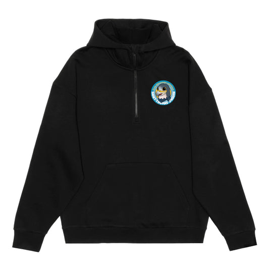 St Thomas D'Aquin Adult Drop Shoulder 1/2 Zip Hoodie