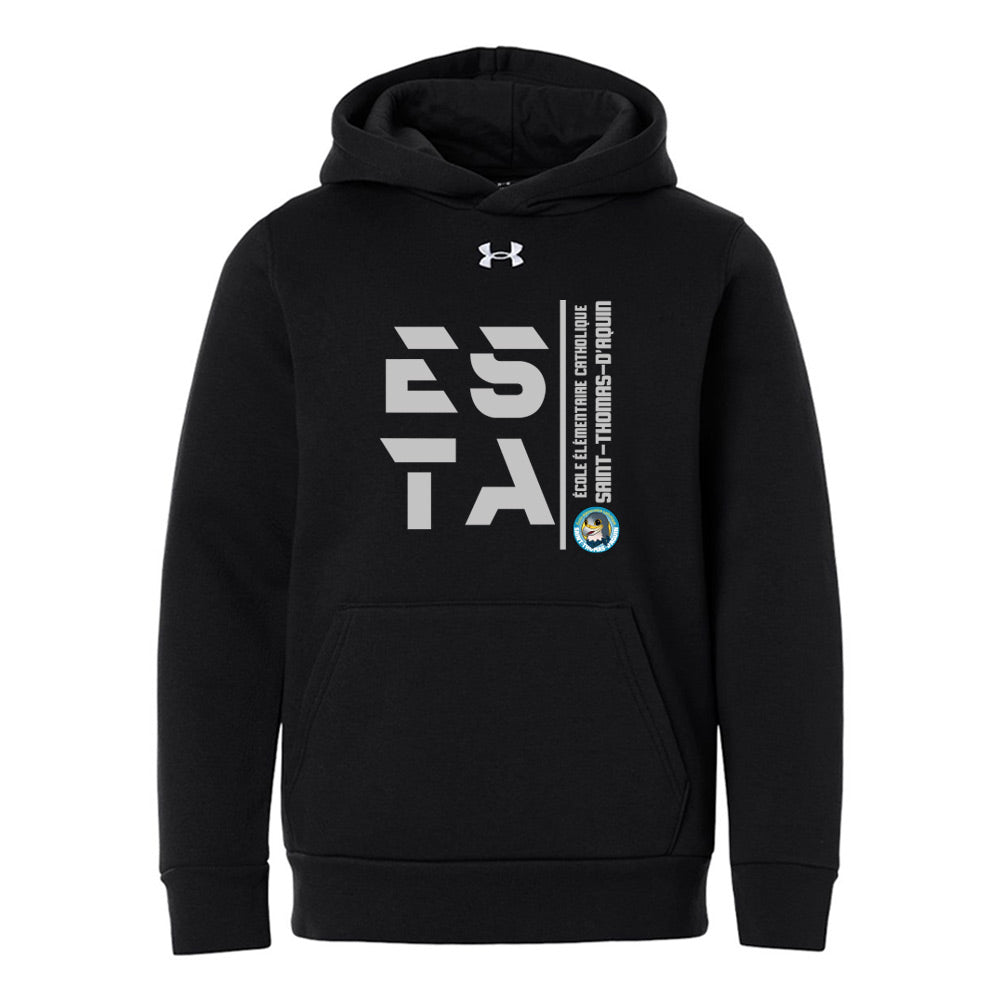 St Thomas D'Aquin Youth Under Armour Team Icon Fleece Hooded Sweatshirt