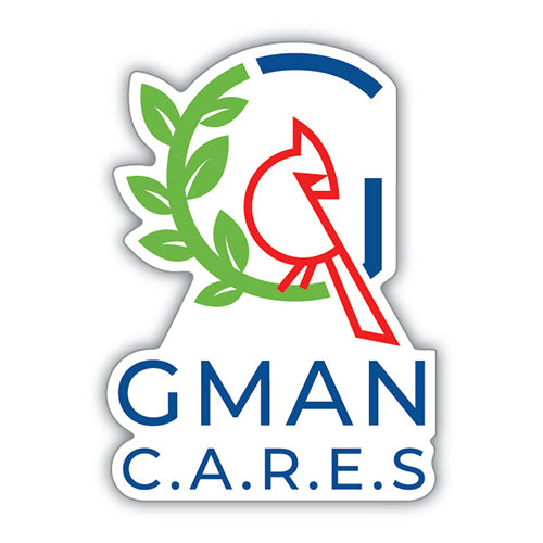 GMAN Cares Foundation 5" Vinyl Sticker