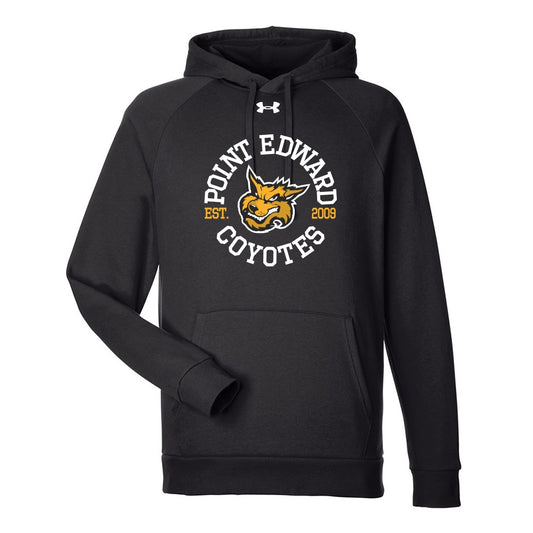 Point Edward Coyotes Adult Under Armour Rival Fleece Hooded Sweatshirt