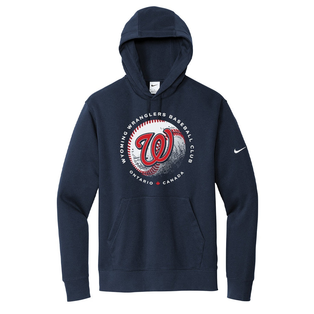 Wyoming Wranglers Adult Nike Fleece Hooded Sweatshirt