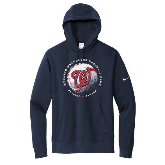 Wyoming Wranglers Adult Nike Fleece Hooded Sweatshirt