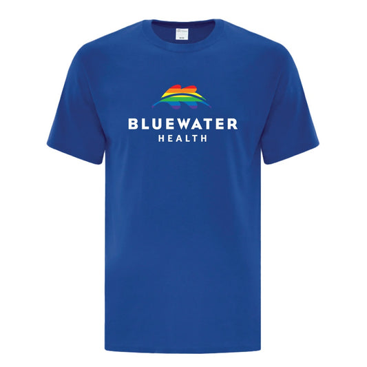 Bluewater Health Adult Pride Eurospun® Ring Spun Tee