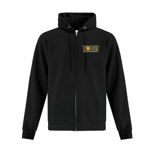 Aberarder Adult Everyday Fleece Full Zip Hooded Sweatshirt