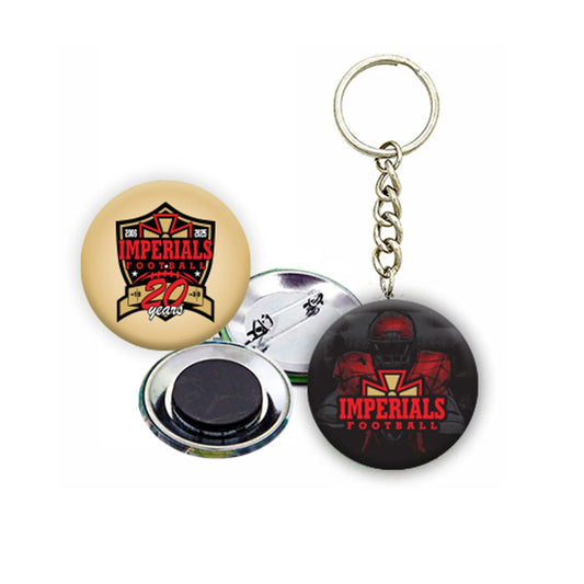 Sarnia Imperials Button, Magnet, Keychain