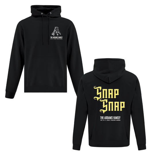The Addams Family Adult Fleece Hooded Sweatshirt