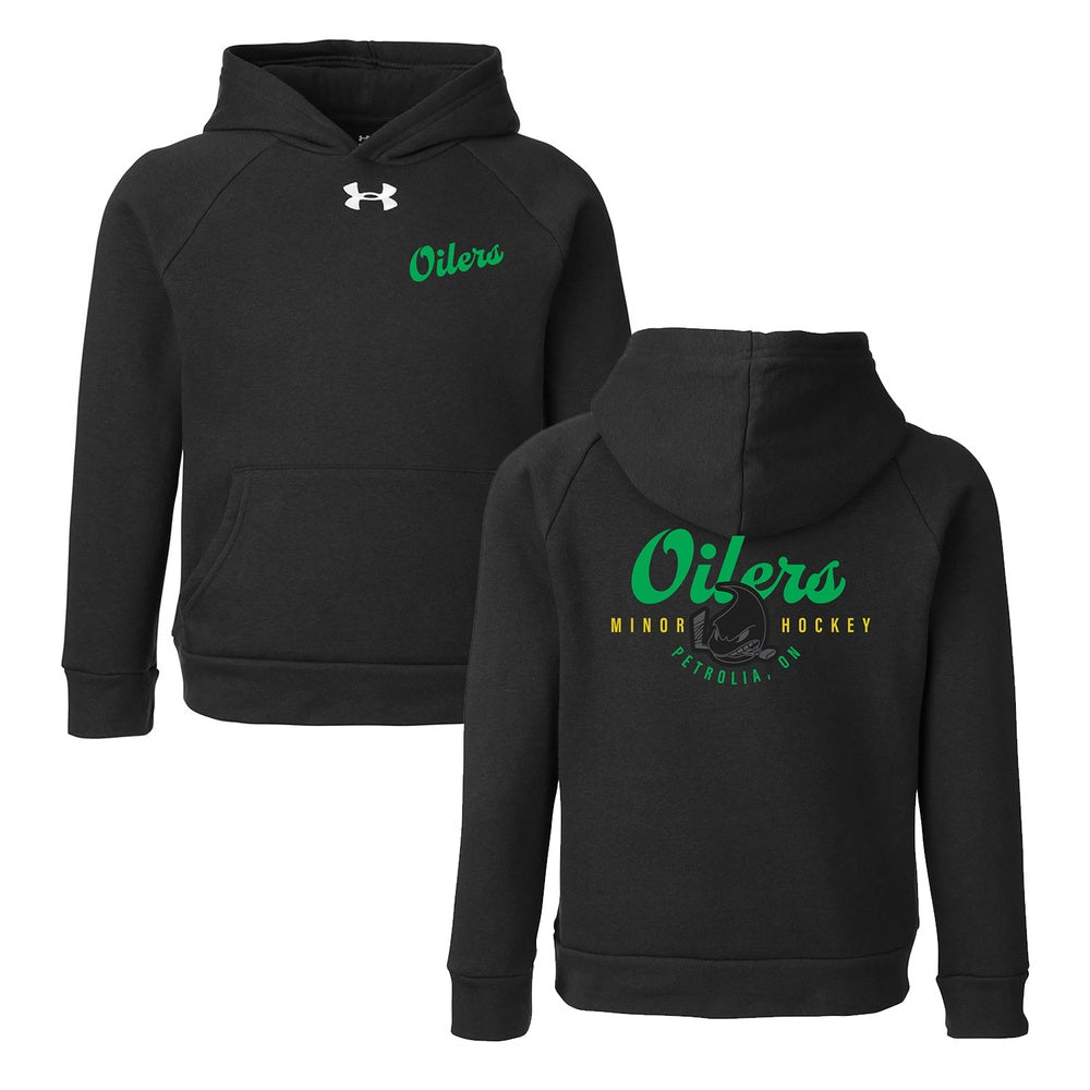 Petrolia Minor Hockey Youth Under Armour Rival Fleece Hooded Sweatshirt