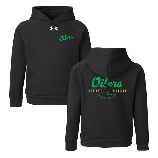 Petrolia Minor Hockey Youth Under Armour Rival Fleece Hooded Sweatshirt