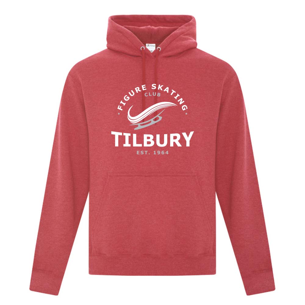 Tilbury Figure Skating Adult Fleece Hooded Sweatshirt (Alt. Logo)