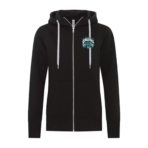 PE McGibbon Staff Ladies' EsActive Core Full Zip Hooded Sweatshirt