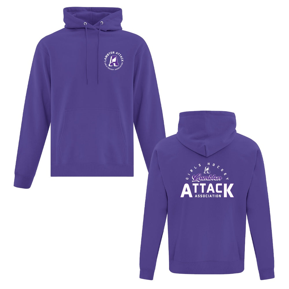 Lambton Attack Adult Fleece Hooded Sweatshirt
