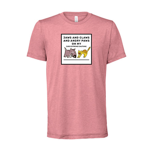 Jaws and Claws Cotton Triblend T-Shirt