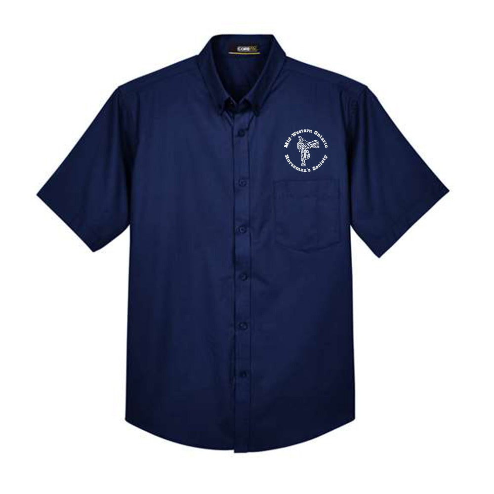 MWHS Adult Short Sleeve Twill Dress Shirt