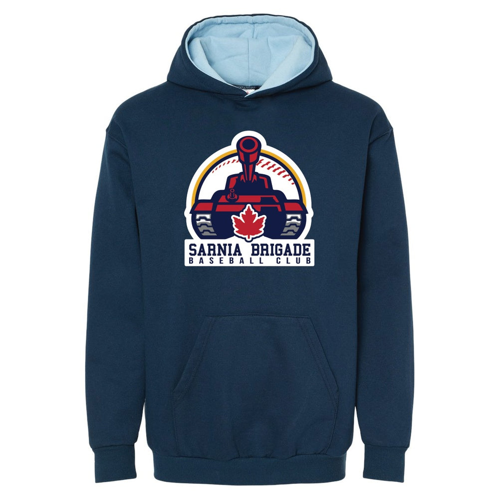 Brigade Youth King Athletics Double Two Tone Hoodie