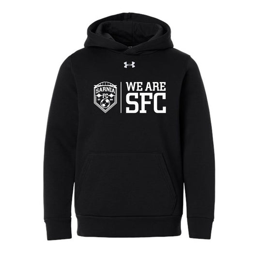 Sarnia FC Youth Under Armour Team Icon Fleece Hooded Sweatshirt