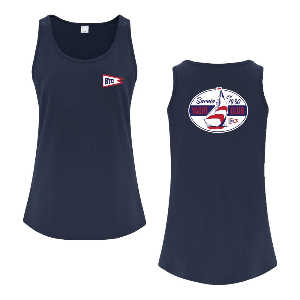 Sarnia Yacht Club Ladies' Cotton Tank Top