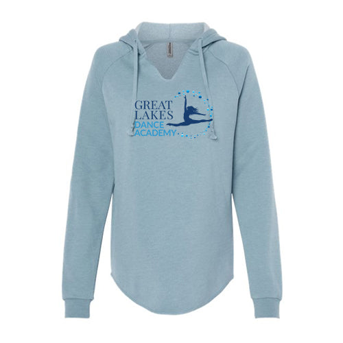 Great Lakes Dance Ladies' Independent Lightweight California Wave Wash Hooded Sweatshirts