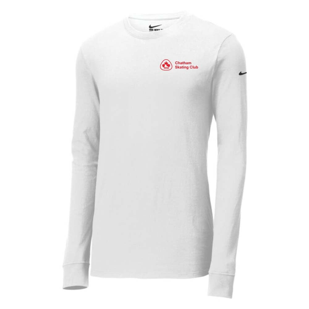Chatham Skating Club Adult Nike Dri-FIT Cotton/Poly Long Sleeve Tee