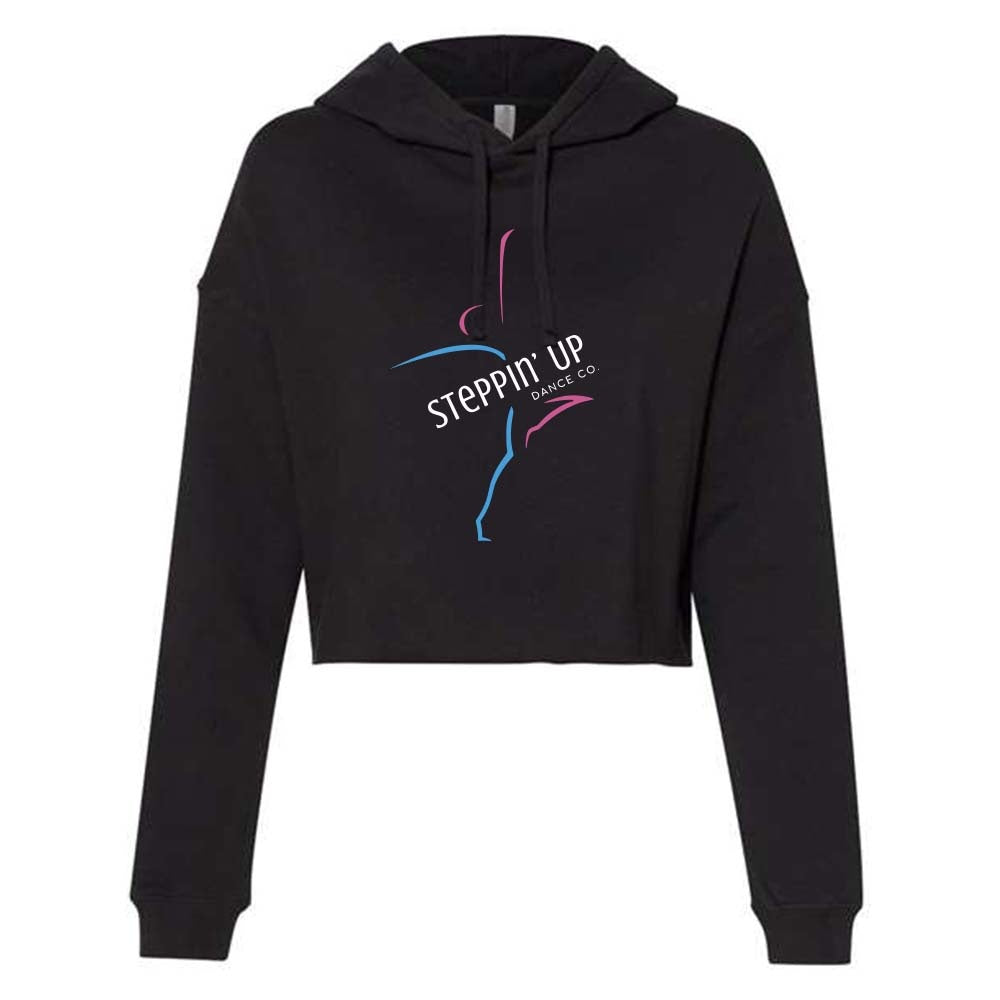 Steppin' Up Dance Ladies' Lightweight Crop Hooded Sweatshirt