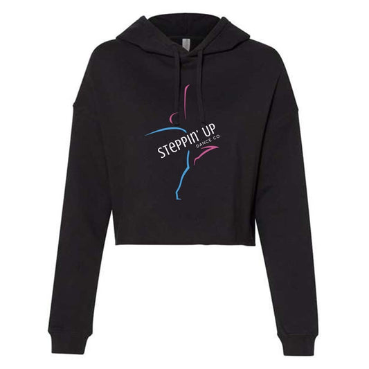 Steppin' Up Dance Ladies' Lightweight Crop Hooded Sweatshirt