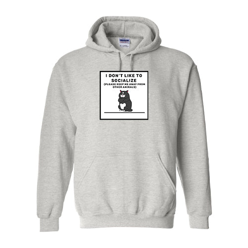 Anti-Social Cotton Hooded Sweatshirt