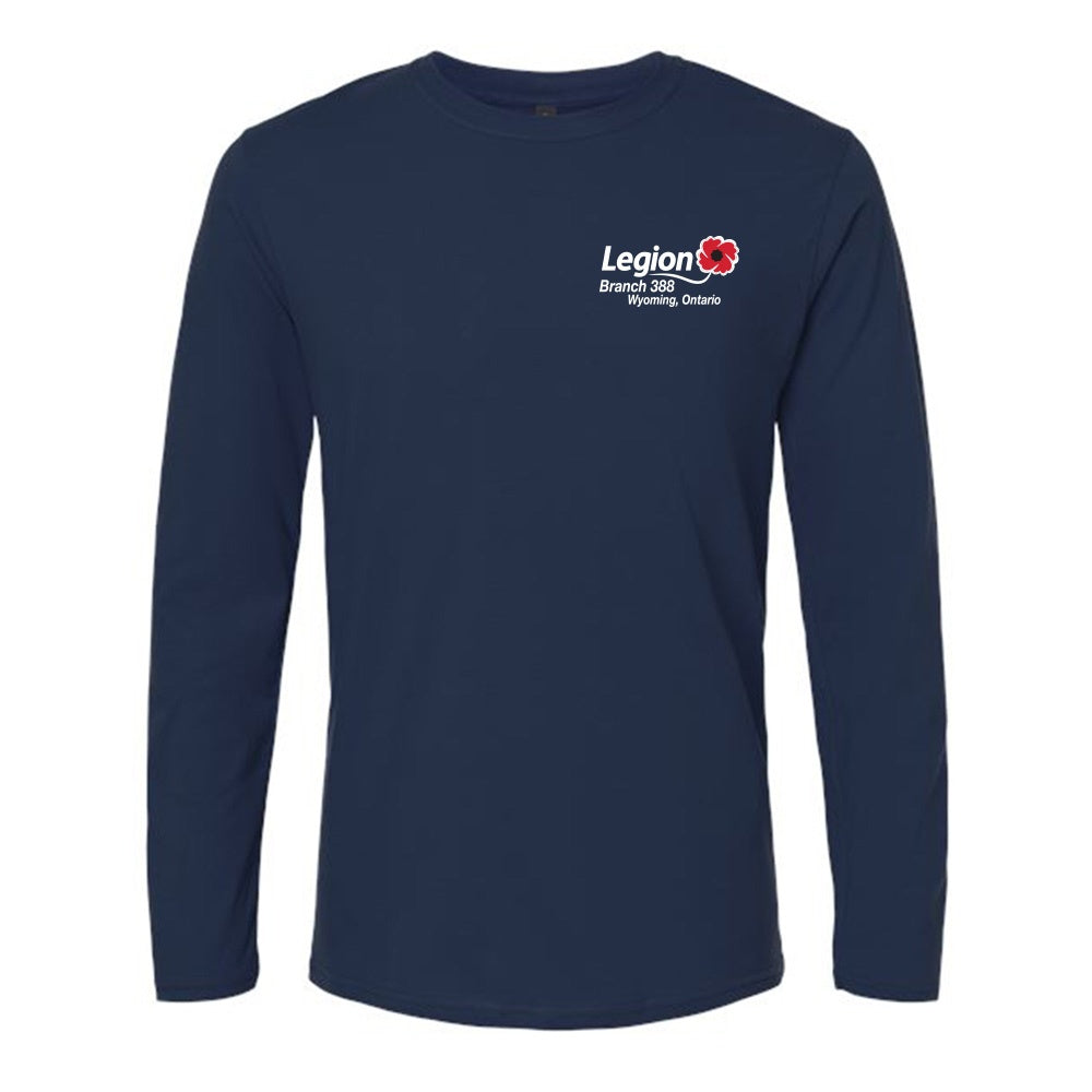 Wyoming Legion Branch 388 Adult Softstyle® Long Sleeve