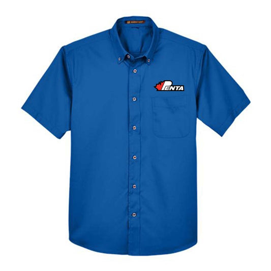 Penta Adult Easy Blend Short-Sleeve Twill Shirt