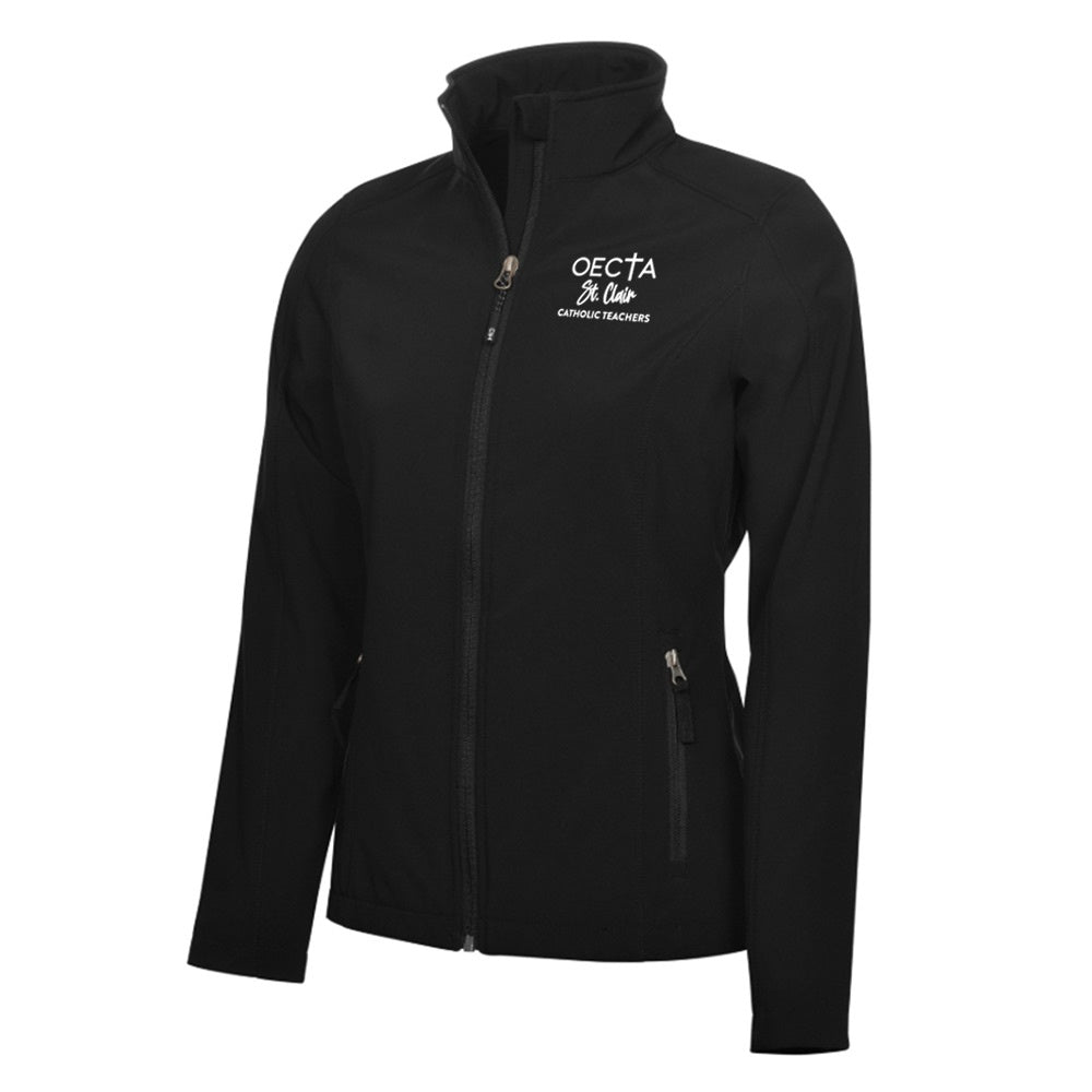 OECTA St. Clair Ladies' Water Repellent Soft Shell Jacket