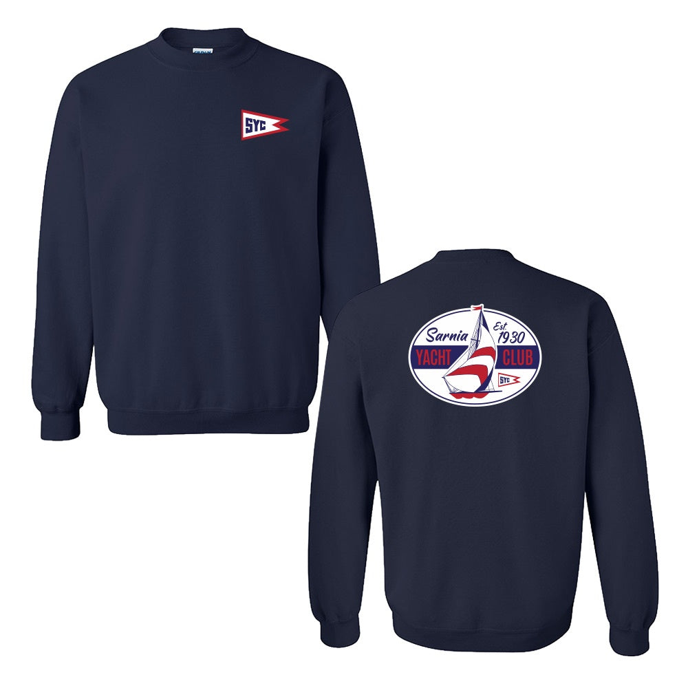 Sarnia Yacht Club Adult Heavy Blend Crewneck Sweatshirt