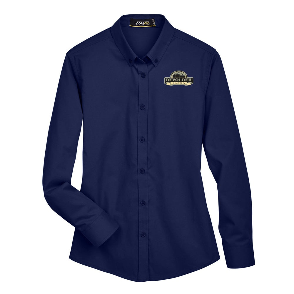 Devolder Farms Ladies' Operate Long-Sleeve Twill Shirt