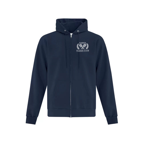Sarnia Tennis Youth Fleece Full Zip Hooded Sweatshirt