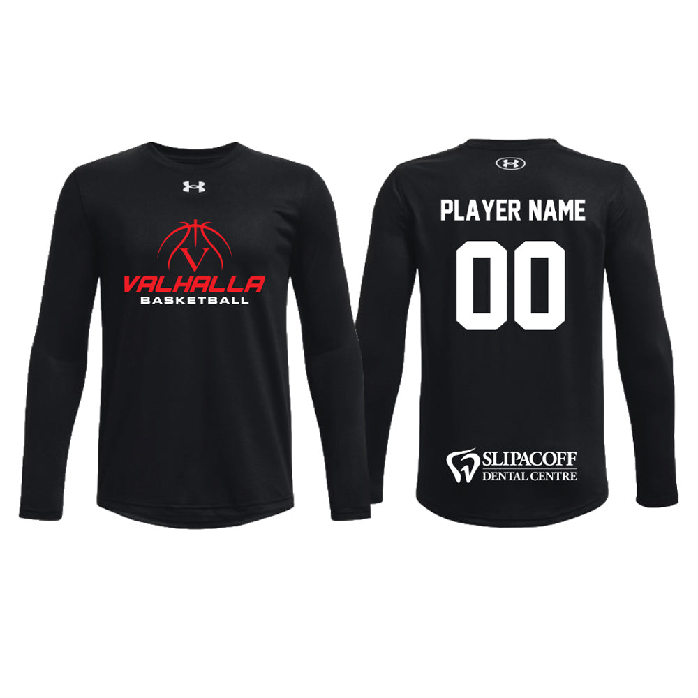 Valhalla U11 Girls Youth Under Armour Tech Team Long Sleeve