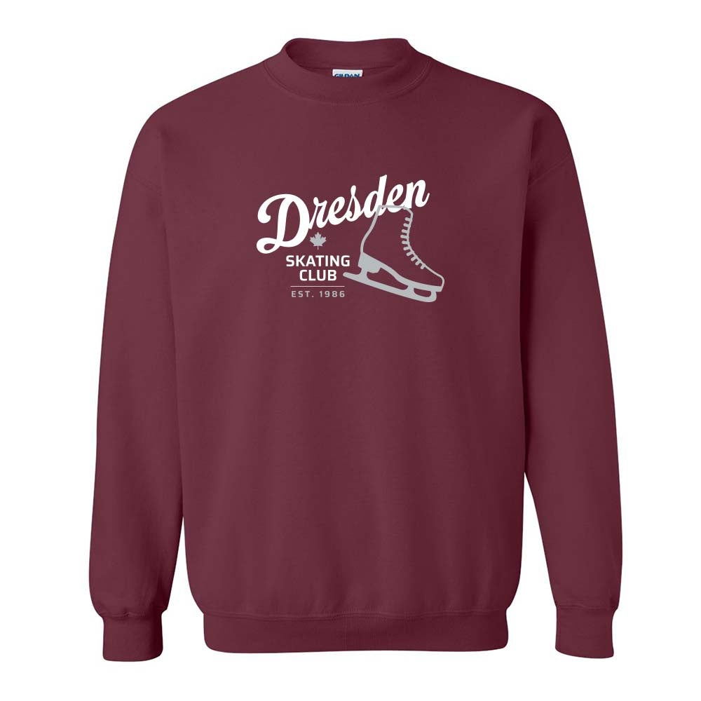 Dresden Skating Club Youth Heavy Blend Crewneck Sweatshirt