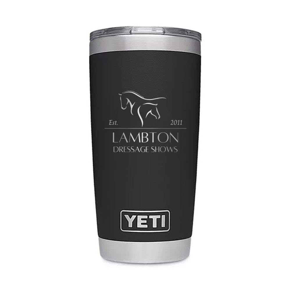 Lambton Dressage Shows 20oz Yeti Tumbler