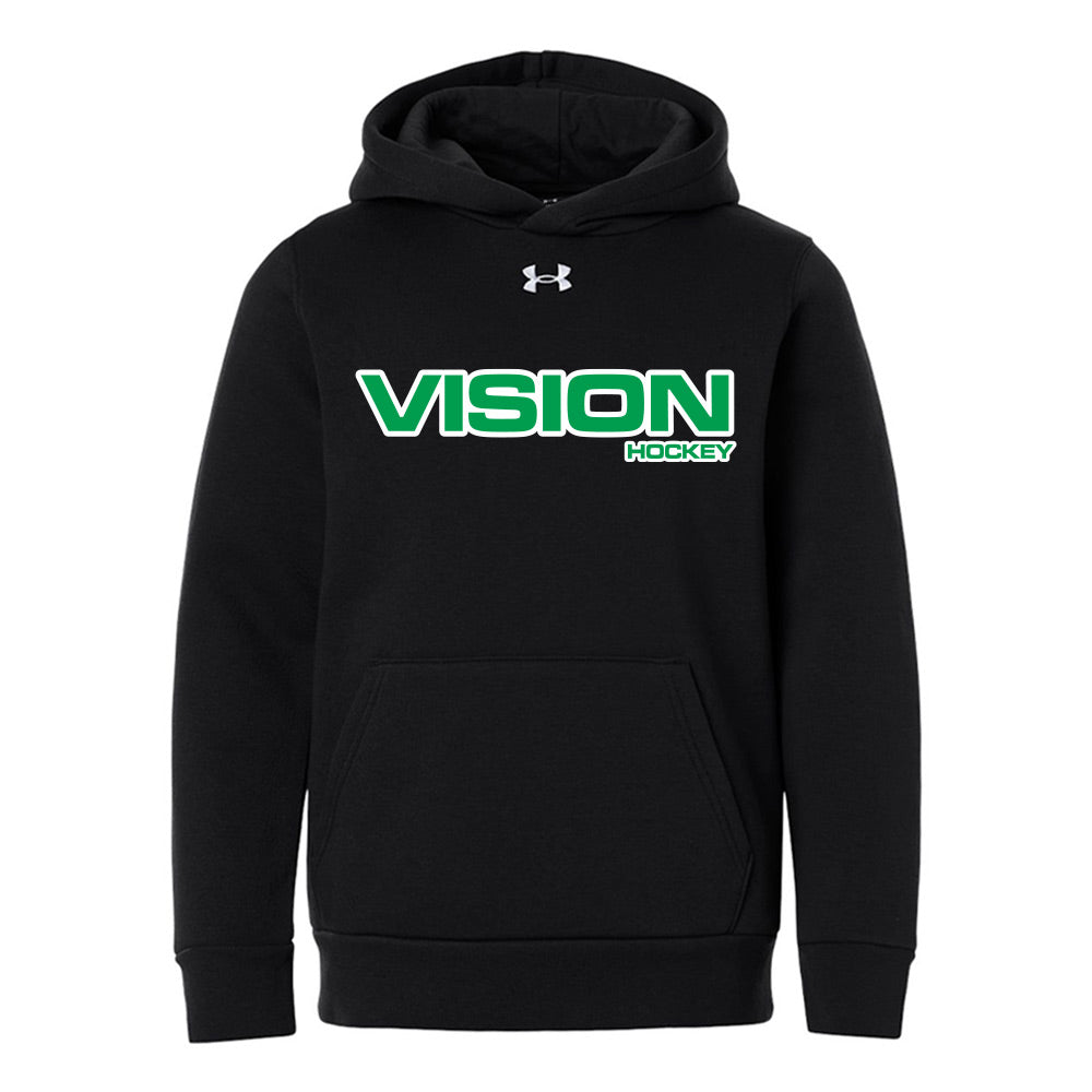 Vision Youth Under Armour Team Icon Fleece Hooded Sweatshirt