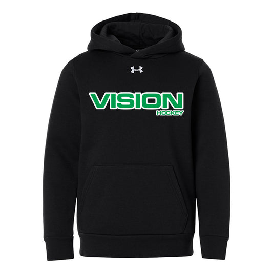 Vision Youth Under Armour Team Icon Fleece Hooded Sweatshirt