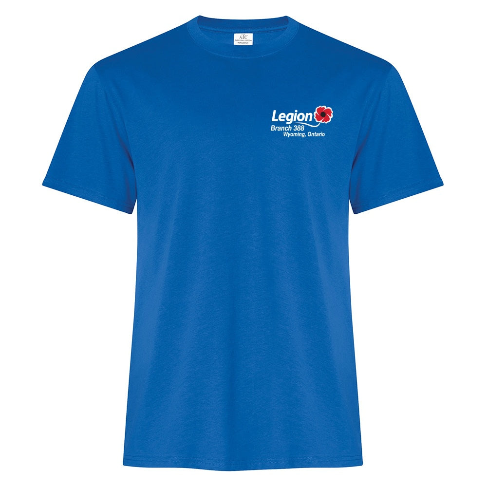 Wyoming Legion Branch 388 Adult Ring Spun Cotton T-Shirt