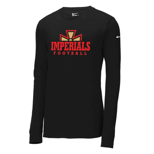 Sarnia Imperials Adult Nike Dri-FIT Cotton/Poly Long Sleeve Tee