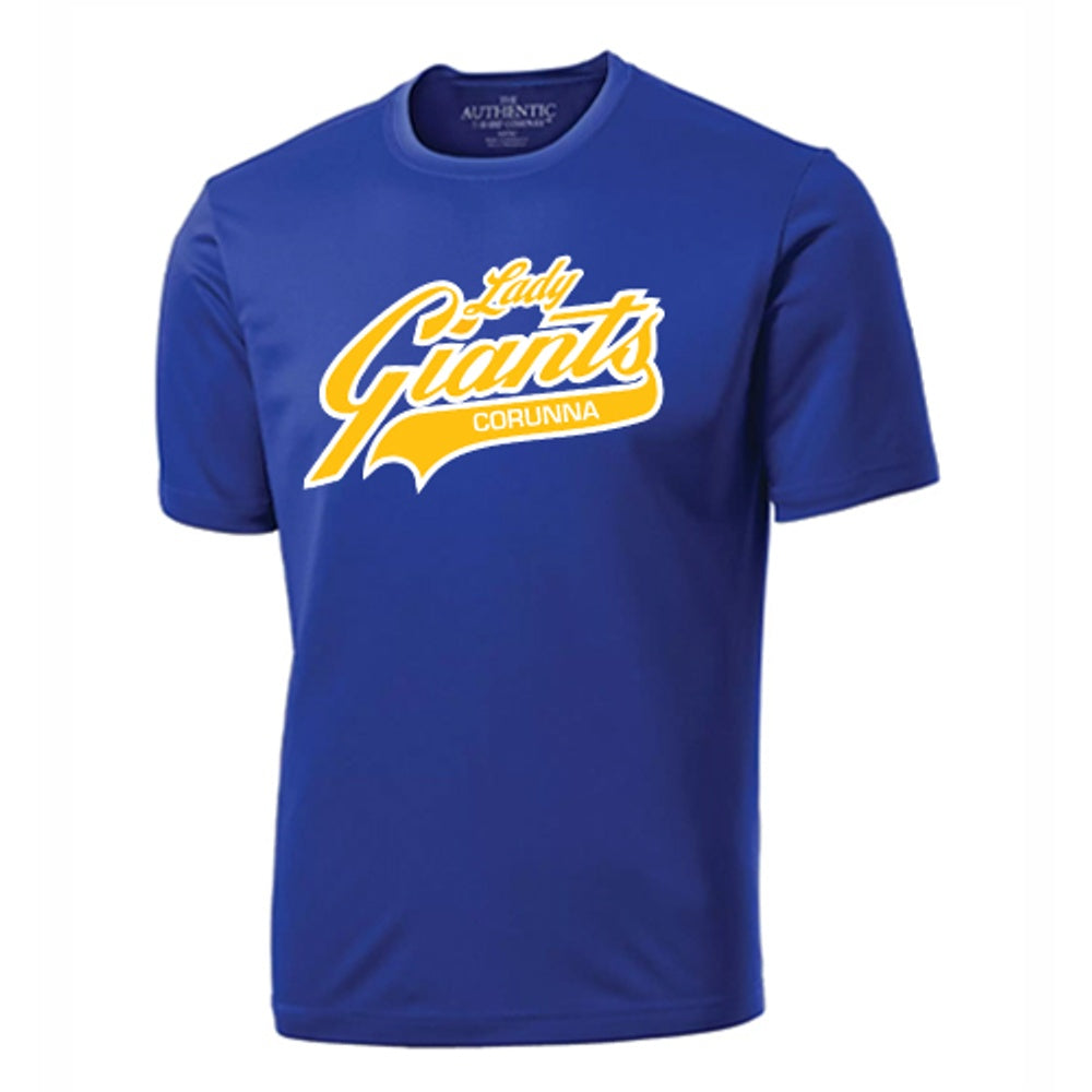 Corunna Lady Giants Adult Pro Team Short Sleeve T-Shirt