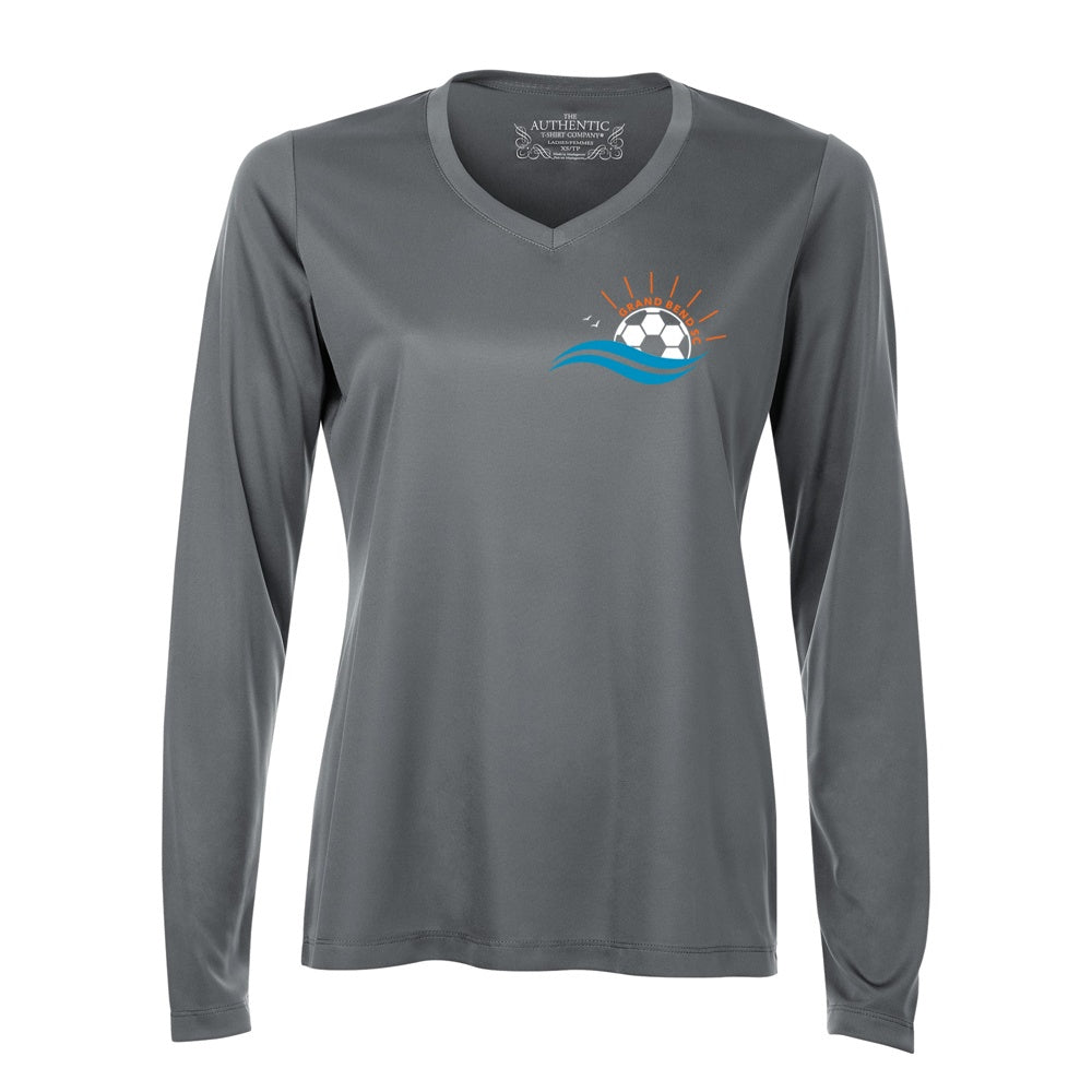 Grand Bend SC Ladies' Pro Team Long Sleeve V-Neck