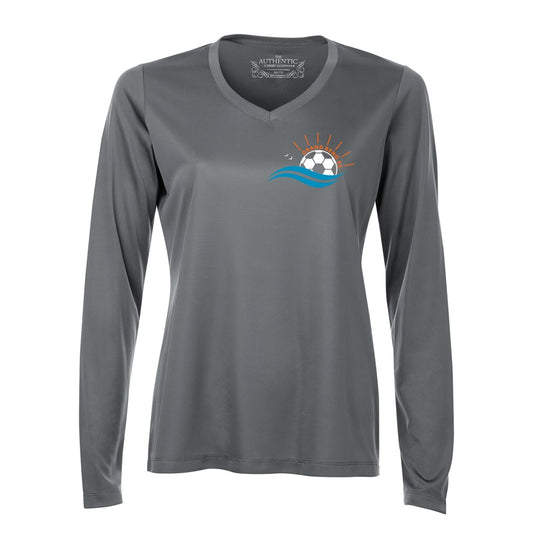 Grand Bend SC Ladies' Pro Team Long Sleeve V-Neck