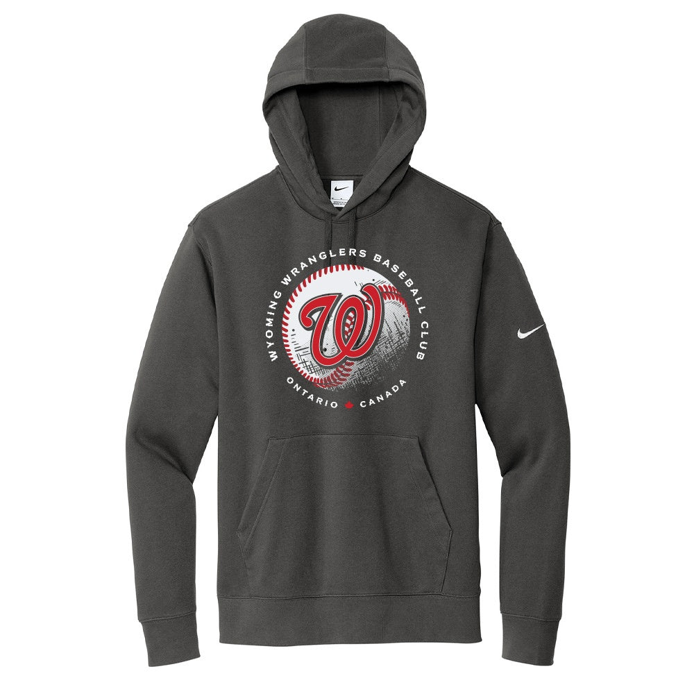 Wyoming Wranglers Adult Nike Fleece Hooded Sweatshirt