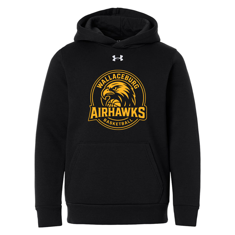 Wallaceburg Airhawks Youth Under Armour Team Icon Fleece Hooded Sweatshirt
