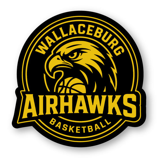 Wallaceburg Airhawks 5" Vinyl Sticker