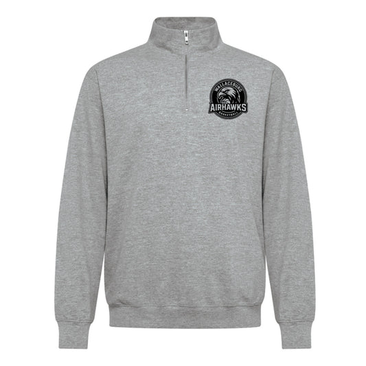 Wallaceburg Airhawks Adult Everyday Fleece 1/4 Zip Sweatshirt