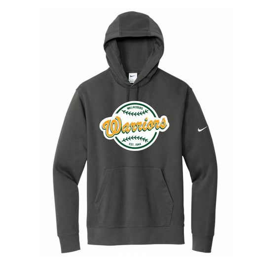 Wallaceburg Minor Baseball Adult Nike Club Fleece Sleeve Swoosh Pullover Hoodie