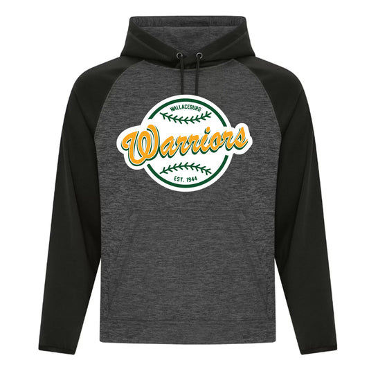 Wallaceburg Minor Baseball Adult Dynamic Heather Fleece Two Tone Hoodie