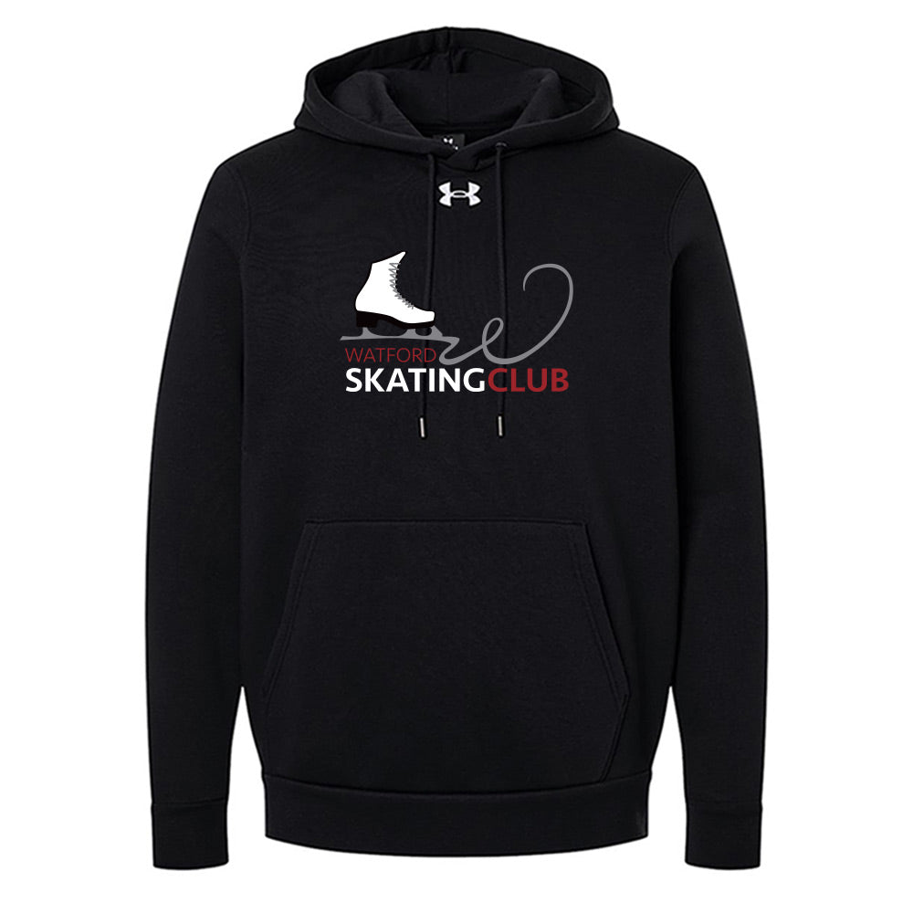 Watford Skating Club Adult Under Armour Team Icon Fleece Hooded Sweatshirt